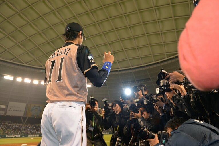 プロ1年目（2013年）の大谷翔平　©BUNGEISHUNJU