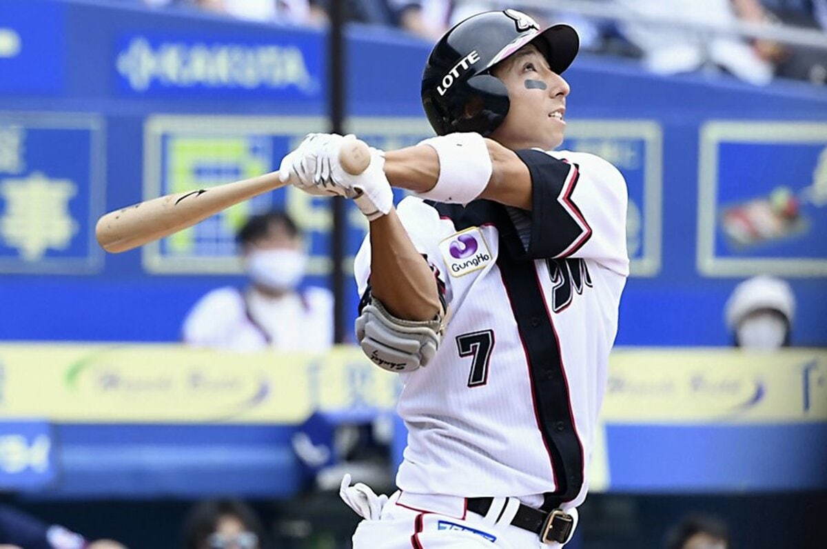 NPB 千葉ロッテマリーンズ 福田秀平選手使用バット - バット