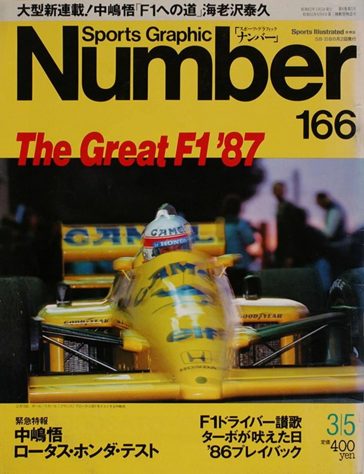 The Great F1 '87 - Number166号 - Number Web - ナンバー