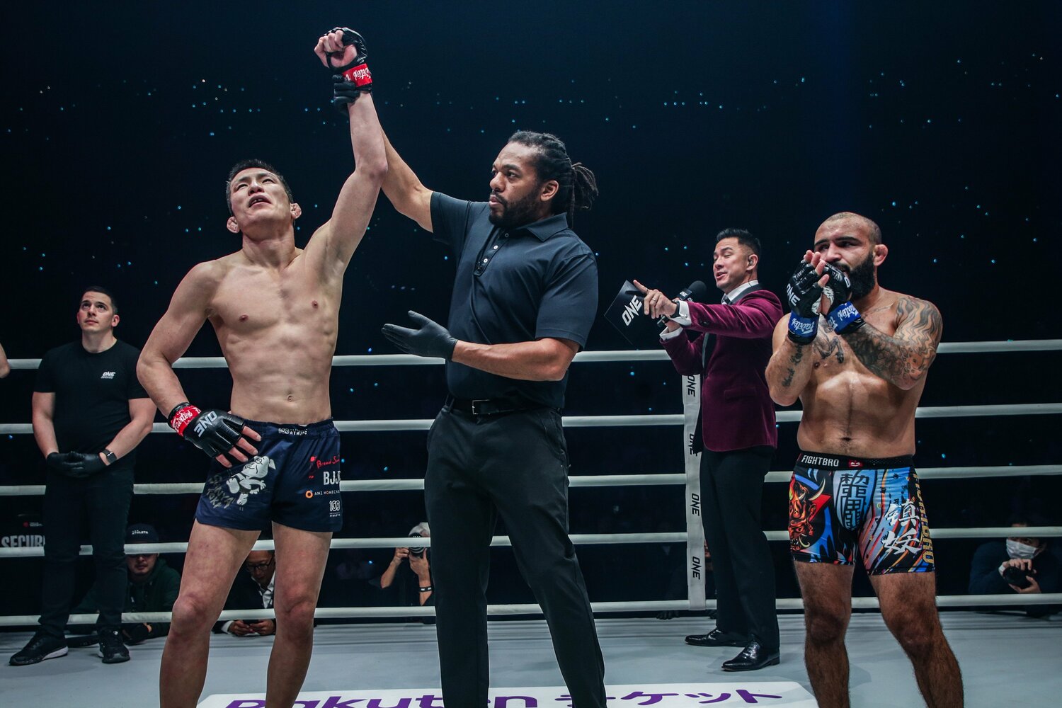 急きょ対戦相手が変更になるも一本勝ち。1.28ONE日本大会の青木はすべてがドラマティックだった　©ONE Championship