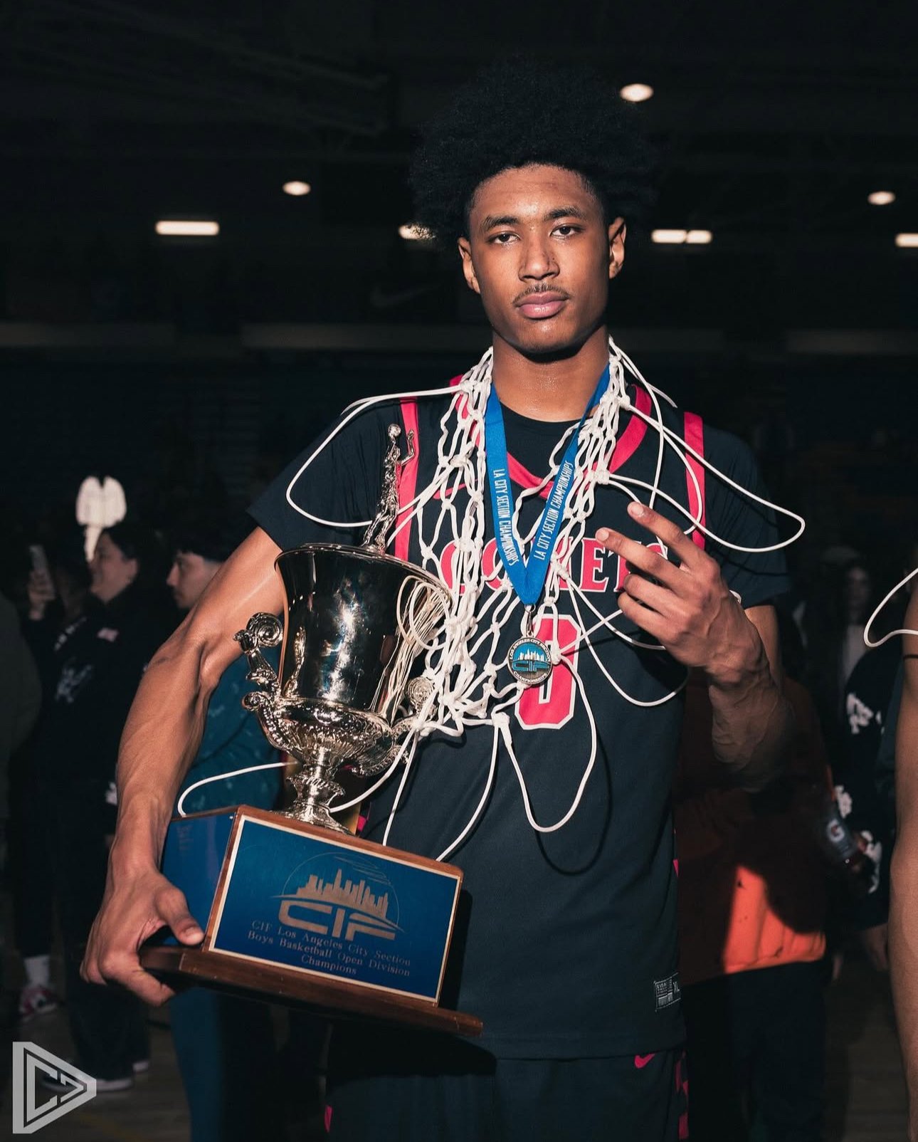 2027年NBAドラフトのプロスペクトと評されるタージ・アリーザ ©︎Dhan Calo/DC Visuals