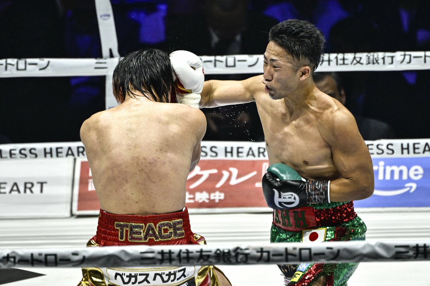井上拓真は要所でポイントを取れるパンチを繰り出していた ©Takuya Sugiyama