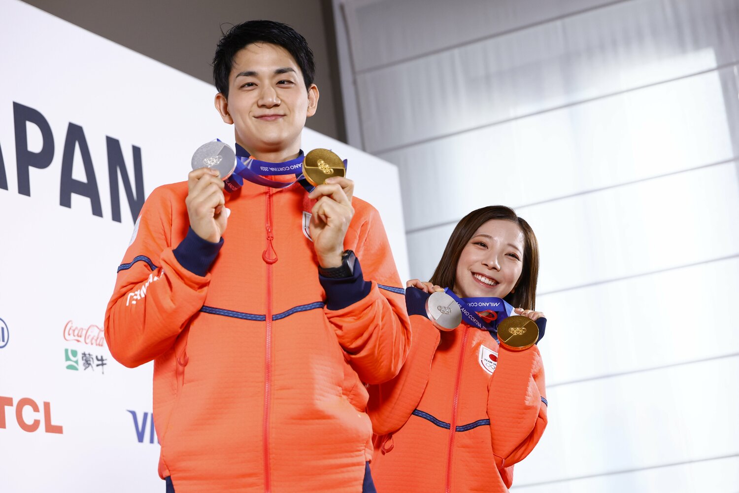 SP5位スタートからの大逆転で金メダルを獲得したりくりゅうペア　©Asami Enomoto/JMPA
