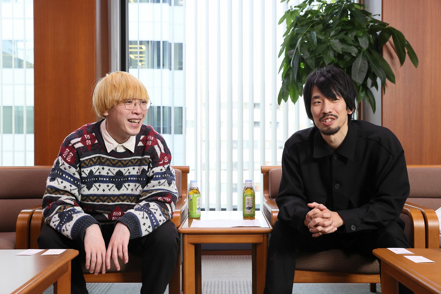 結成9年でM-1決勝初出場となった真空ジェシカ。川北茂澄（ボケ、ネタ作り担当、右）とガク（ツッコミ担当）。おぎやはぎやアンタッチャブルと同じ人力舎所属