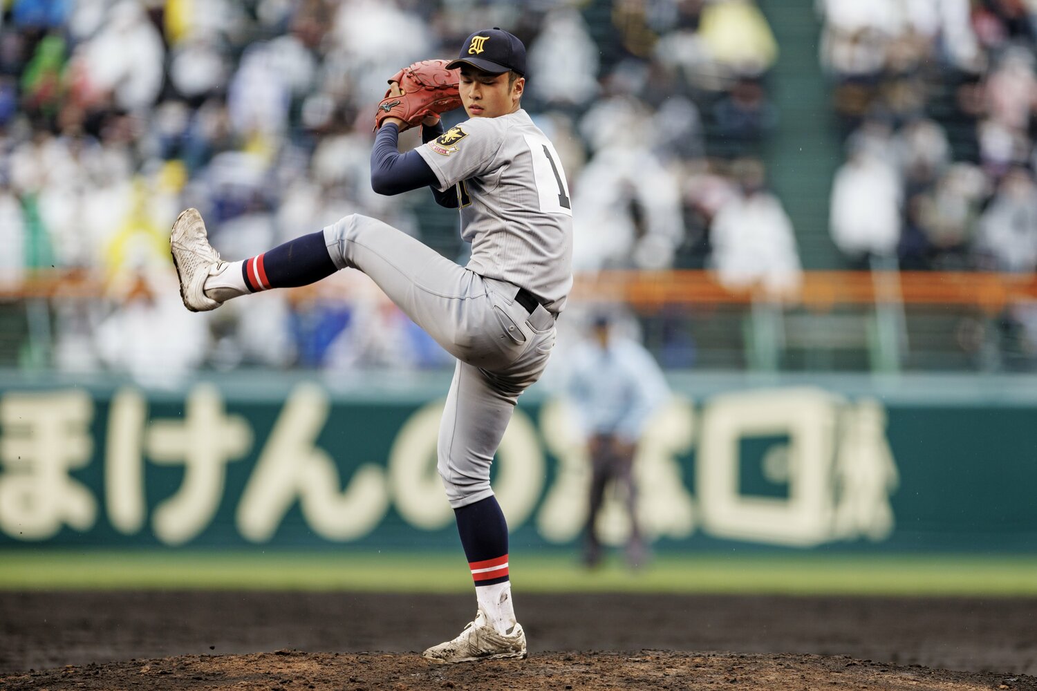 昨夏の優勝メンバーで現エースの高橋煌稀　©Kichi Matsumoto