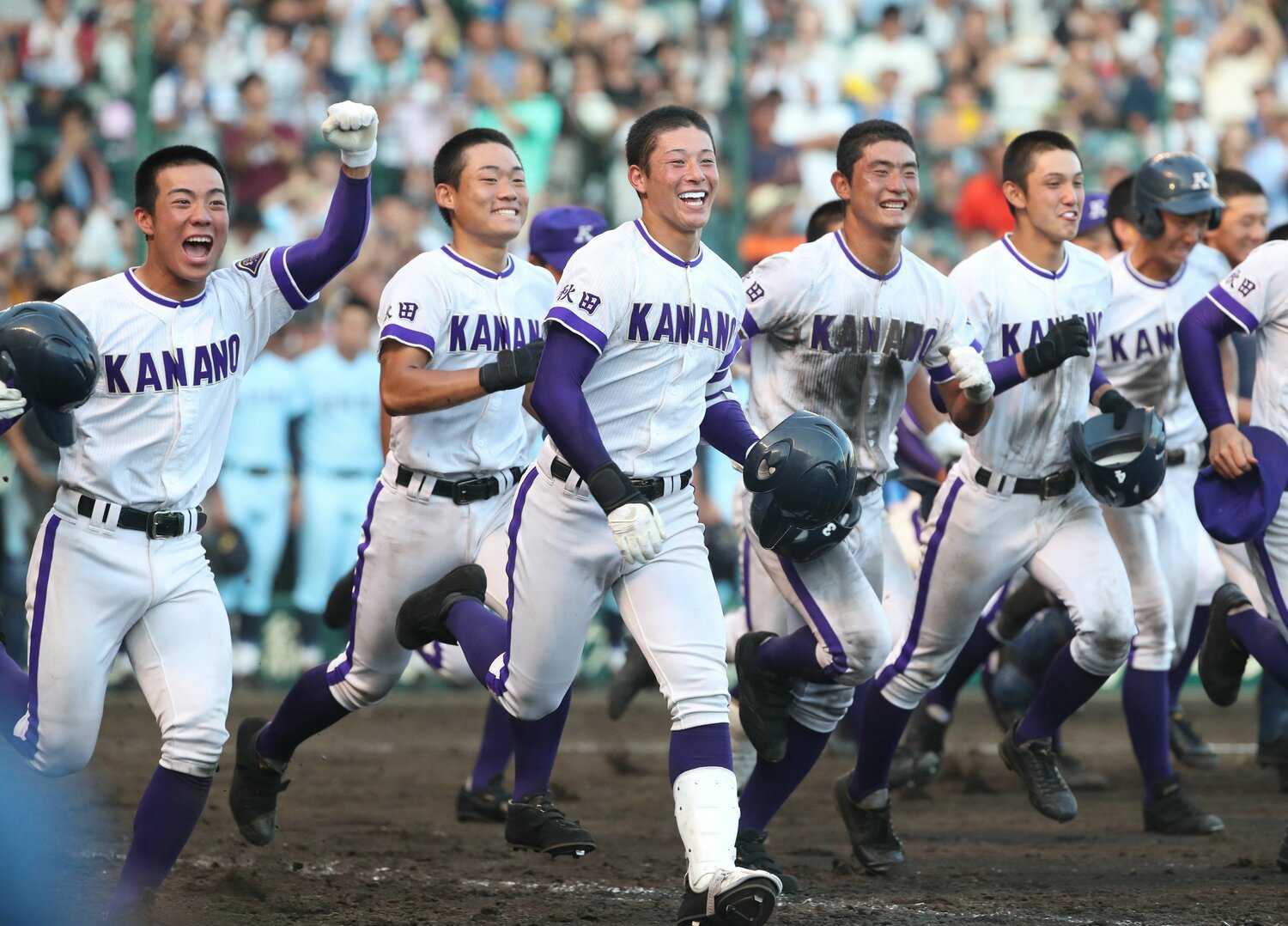 2018年夏に決勝まで勝ち上がった金足農業(秋田) ©JIJI PRESS