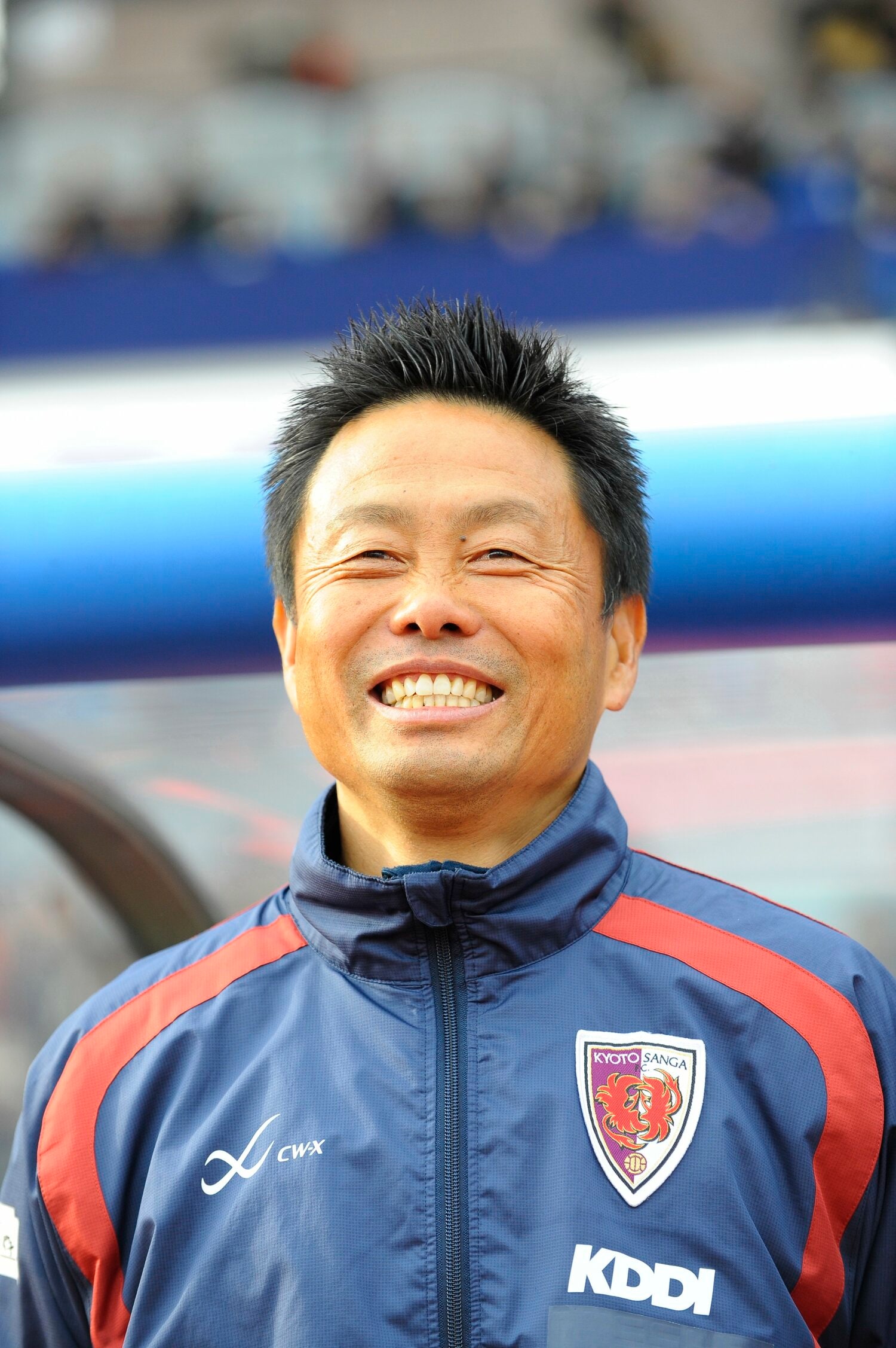 京都サンガF.C.監督時代の大木武　©Toshiya Kondo