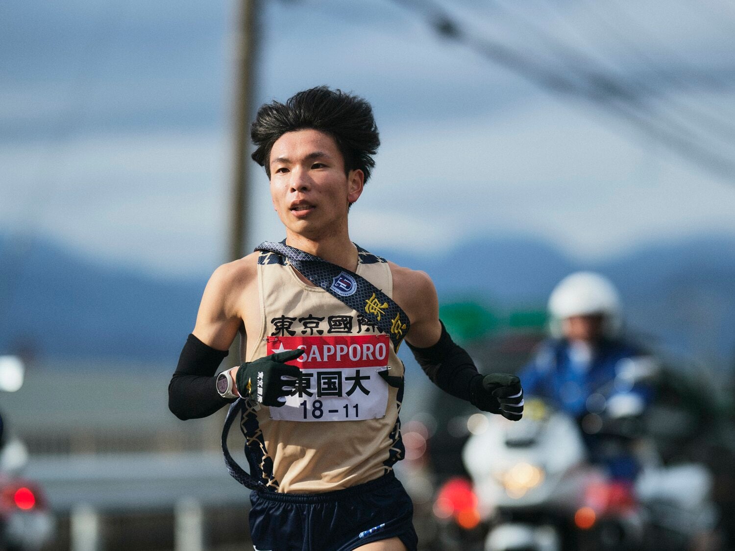 1年時の7区6位以降、不振が続いていた冨永昌輝は今大会7区4位と奮起。西鉄でも主力として期待がかかる　©Yuki Suenaga