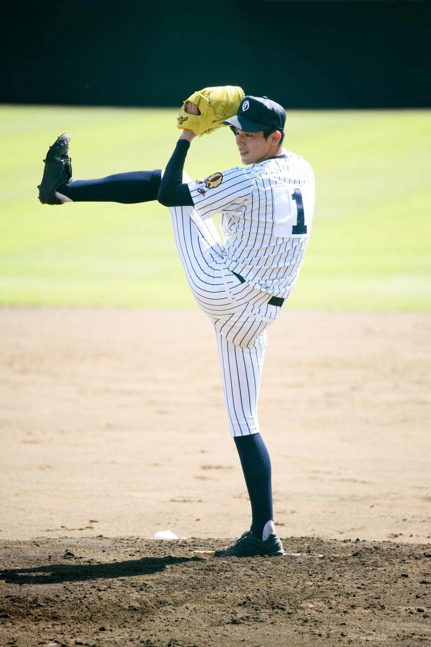 大船渡高時代の佐々木朗希　©︎Asami Enomoto