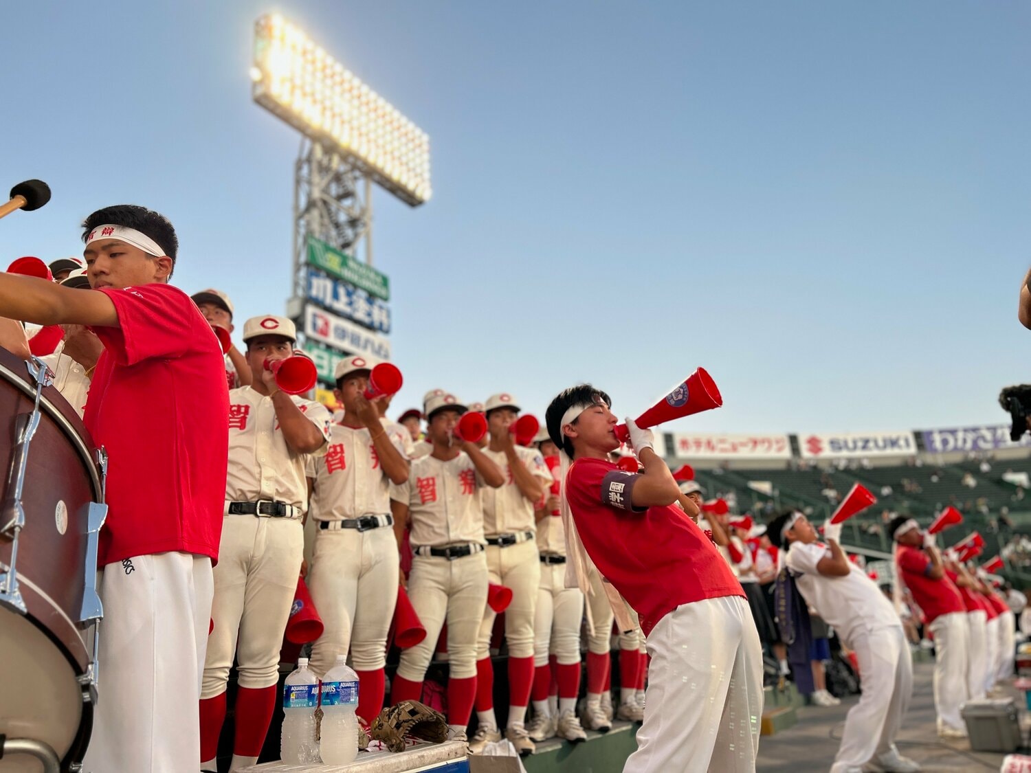 智辯学園の応援の様子(写真は2024年) ©Yukiko Umetsu