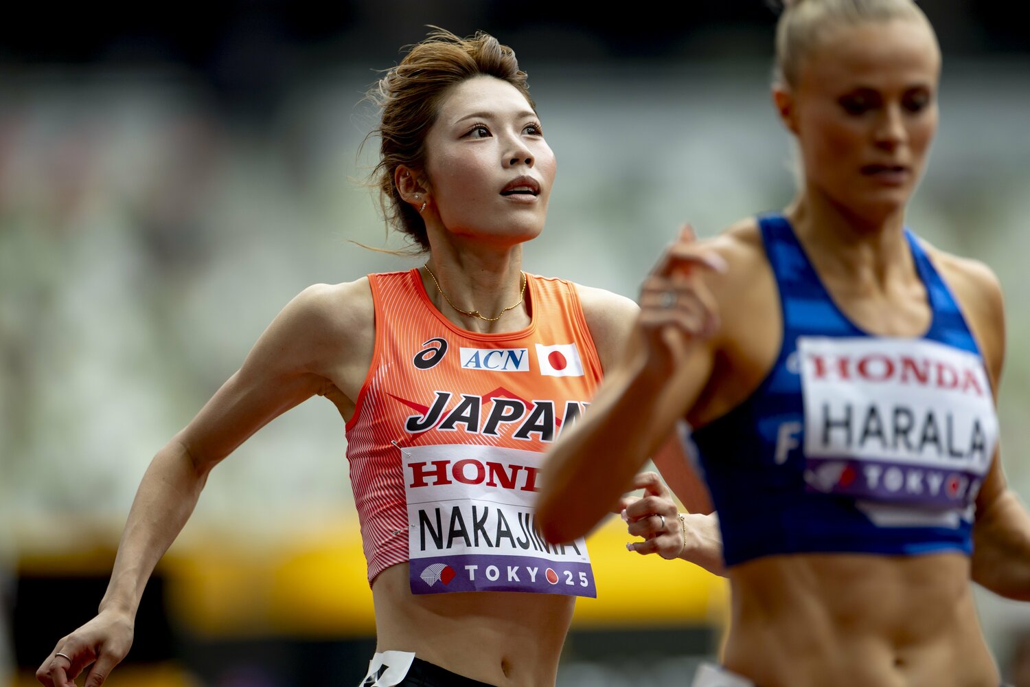 初出場の世界陸上で予選を突破した中島。今季は日本歴代2位の記録を2度マークするなど絶好調　©Kiichi Matsumoto