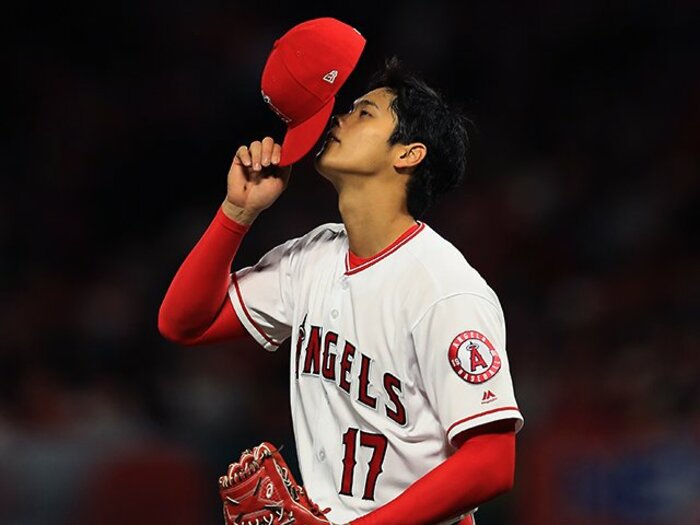 連勝を止めた湿度27％と中指のマメ。大谷翔平の投球はなぜ崩れたか？＜Number Web＞ photograph by Getty Images