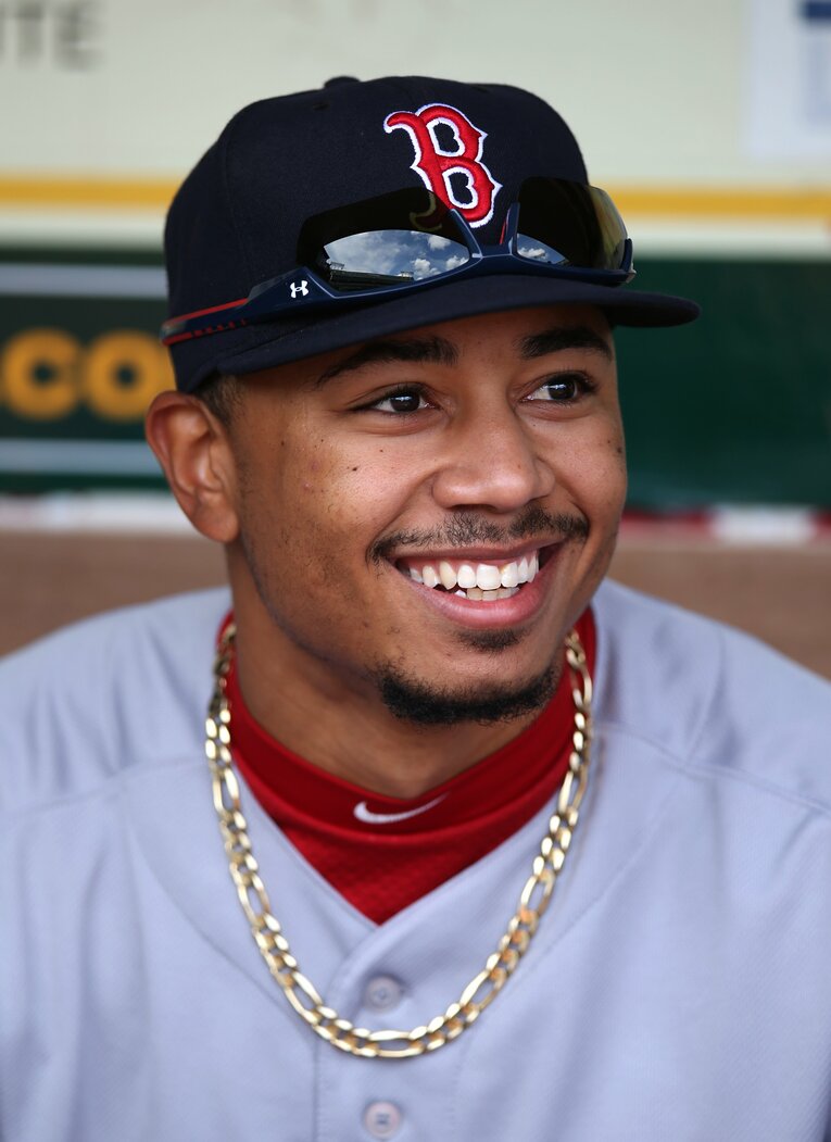 9年前のムーキー・ベッツ（当時レッドソックス／23歳）　©Getty Images