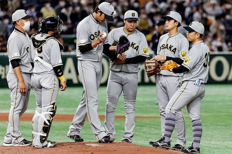 2戦目の藤浪は巨人相手に苦しんだ　©Kiichi Matsumoto