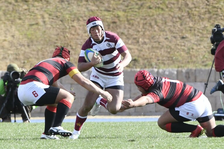 大阪朝鮮高時代の李承信。高1、高2と花園出場を逃したが、写真の高3時（2018年）に悲願達成　©Sankei Shimbun