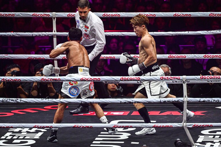 井上尚弥vs.ムロジョン・アフマダリエフ。9月14日、IGアリーナ　©Takuya Sugiyama