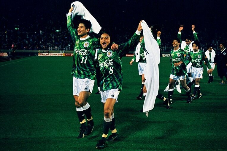 1993年開幕直後のヴェルディ川崎。まさに当時の最強チームだった　©Kazuaki Nishiyama