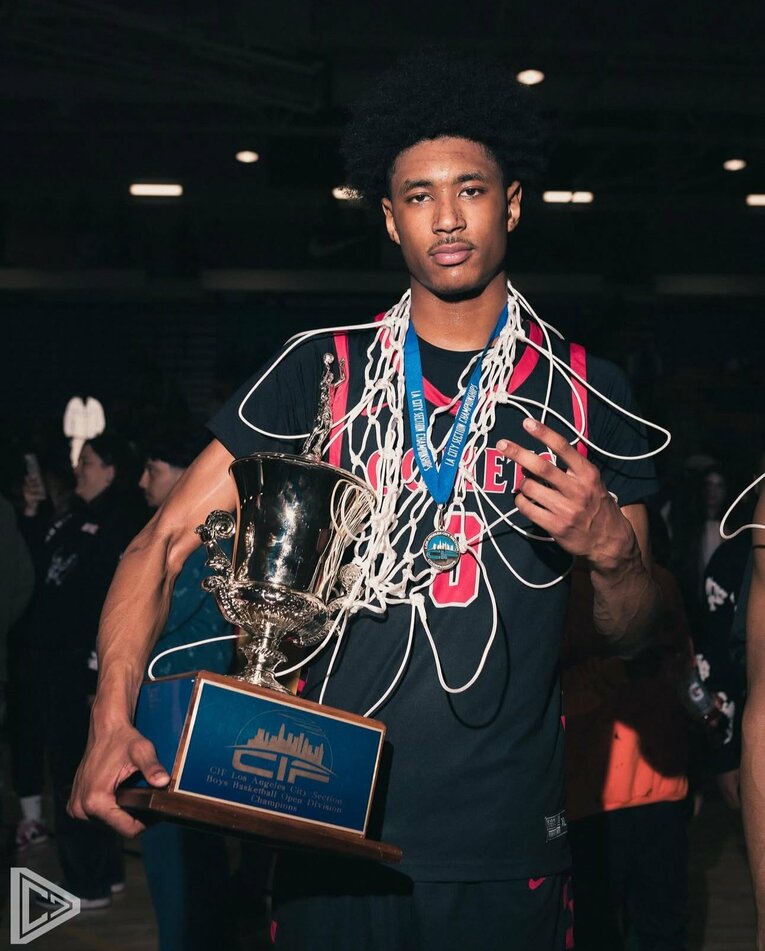 2027年NBAドラフトのプロスペクトと評されるタージ・アリーザ　©︎Dhan Calo／DC Visuals