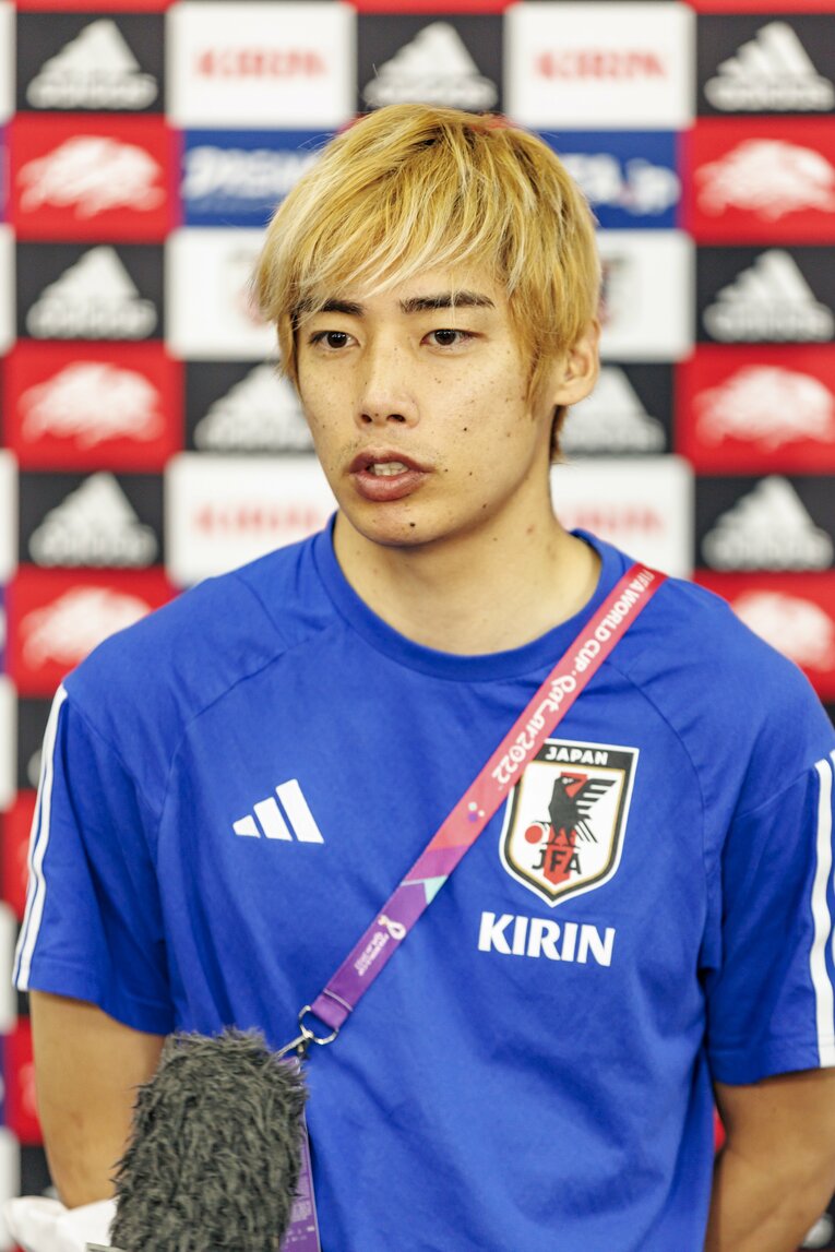 クロアチア戦翌日の会見　©Kiichi Matsumoto/JMPA