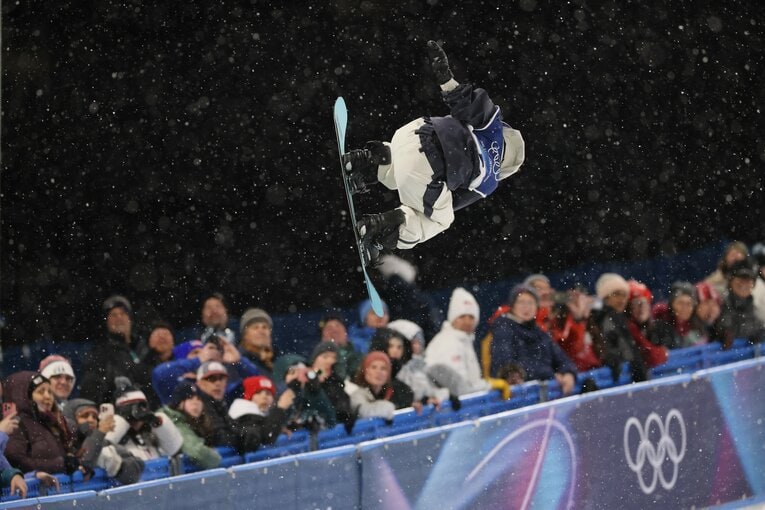 3位を決めた小野光希の滑りを連続写真で！　©Kaoru Watanabe/JMPA