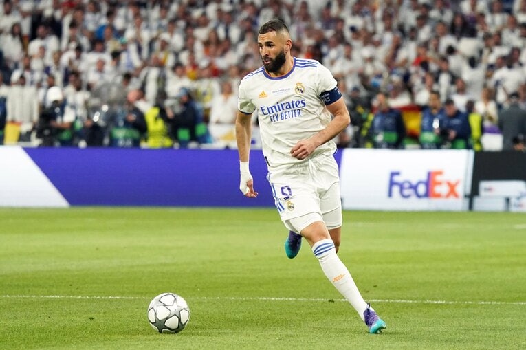 ベンゼマはバロンドールの最有力候補と目されている　©Etsuo Hara/Getty Images