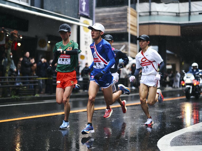 山の5区には1年生の山崎草太を抜擢したものの、区間13位に終わった　©Nanae Suzuki