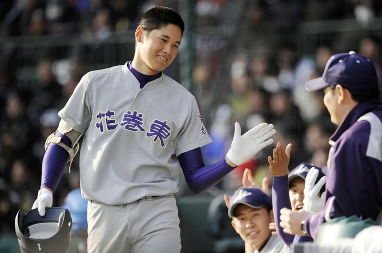 大谷翔平／花巻東 ／ photograph by Kyodo News