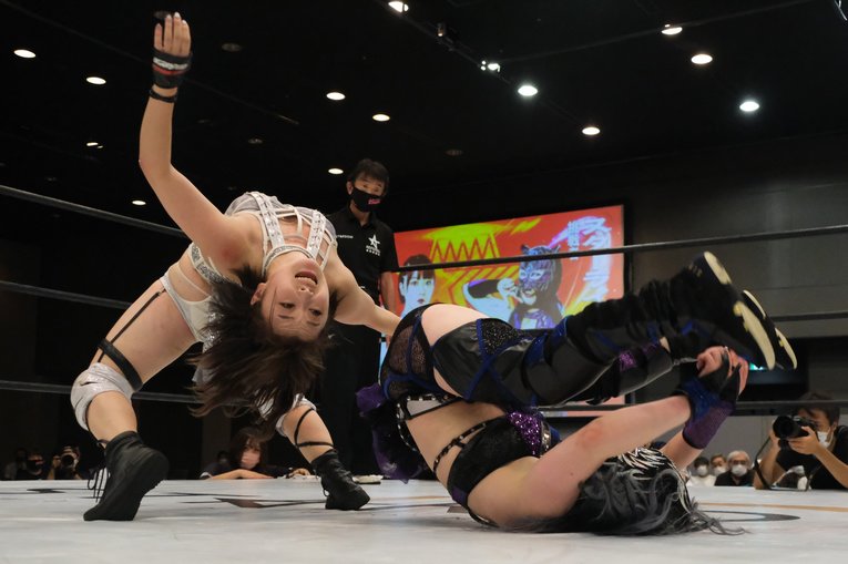 8月29日のスターライト・キッド戦　©Norihiro Hashimoto