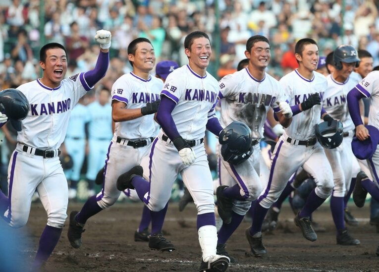 2018年夏に決勝まで勝ち上がった金足農業（秋田） ©JIJI PRESS