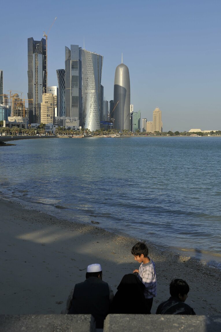 カタールの街中（2011年）　©Takuya Sugiyama