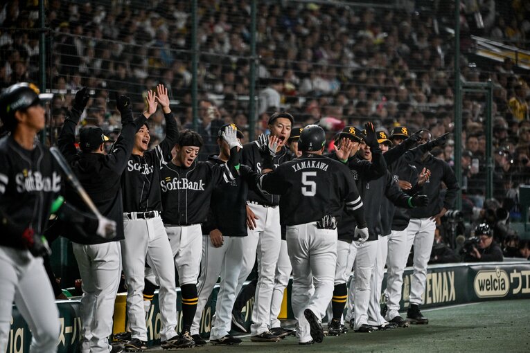 【日本シリーズ第3戦】ソフトバンク・山川穂高の2戦連続弾　©︎Nanae Suzuki