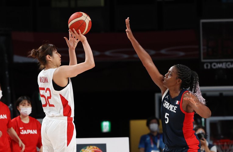 女子代表でも武器となった3Pシュート。今回の男子W杯でも勝負のカギを握っている　©︎Getty Images
