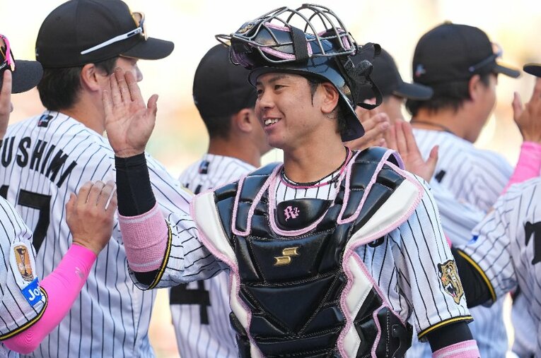 自身初の開幕2軍から、1軍昇格を果たした阪神・梅野隆太郎（34歳）の今　©Sankei Shimbun