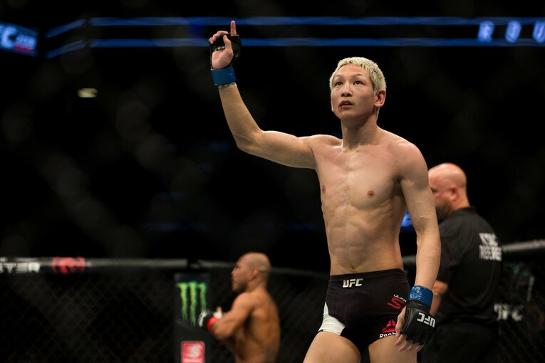 UFC208、ヘイス戦での佐々木（2017年）　©AFLO