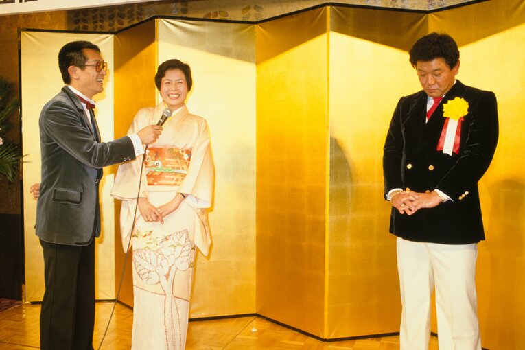 「江夏豊大リーグ壮行会」　©BUNGEISHUNJU