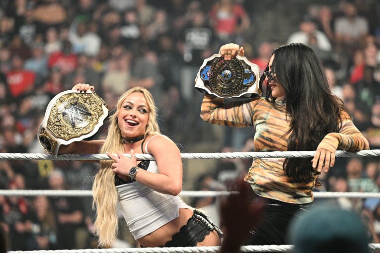 現役のWWEトップスター、リヴ・モーガン【スワイプするとそのほかの写真もご覧になれます】　©Getty Images