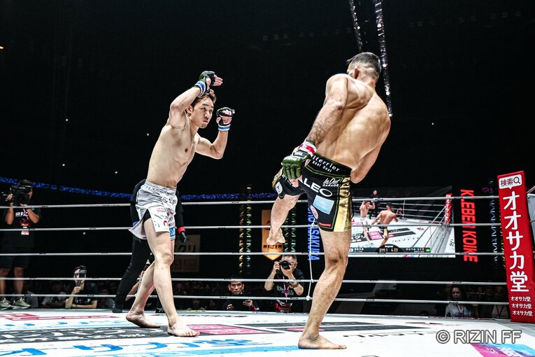 『超RIZIN.4』朝倉未来vs.クレベル・コイケ　©RIZIN FF