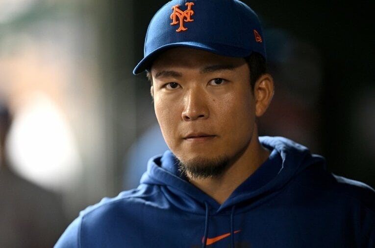 驚きの大出世を果たした千賀滉大（メッツ） ／ photograph by Getty Images