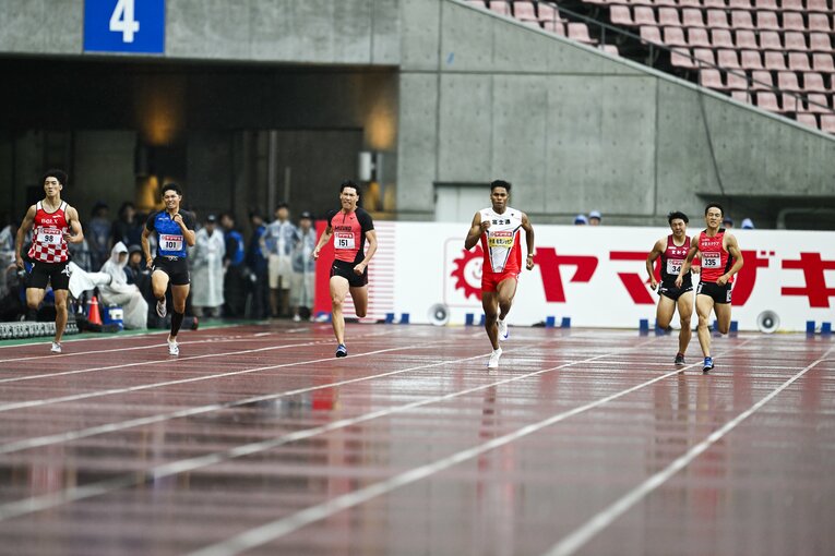 佐藤風、中島とハイレベルなメンバーが揃うマイルリレーにも期待　©Asami Enomoto