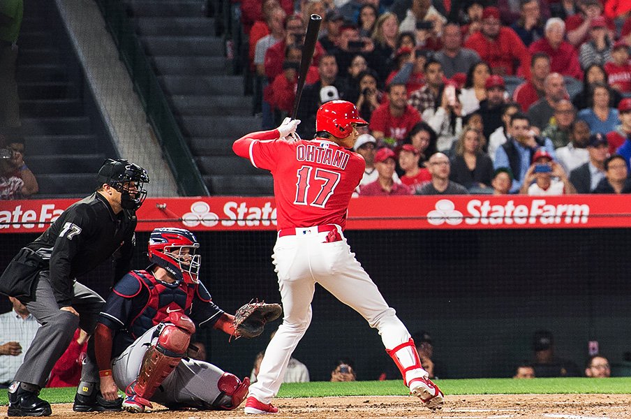 大谷翔平が最速“インストール”したプホルス先生の「ヒールダウン打法」。<Number Web> photograph by Nanae Suzuki