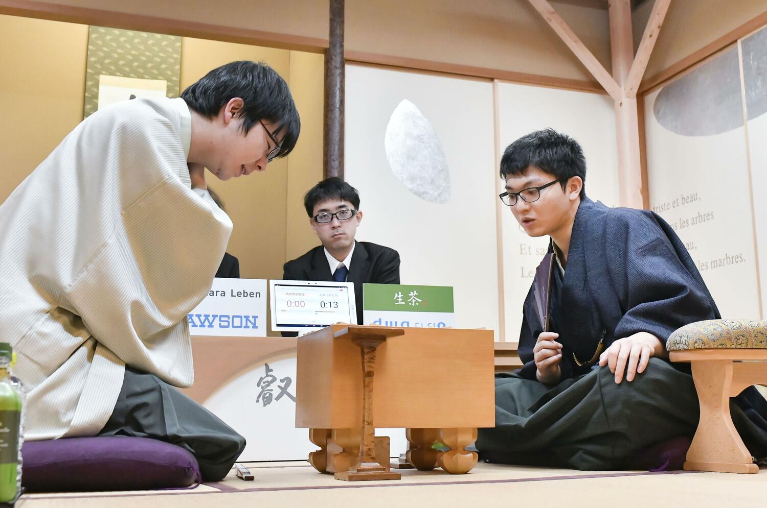 2019年の叡王戦　©Kyodo News