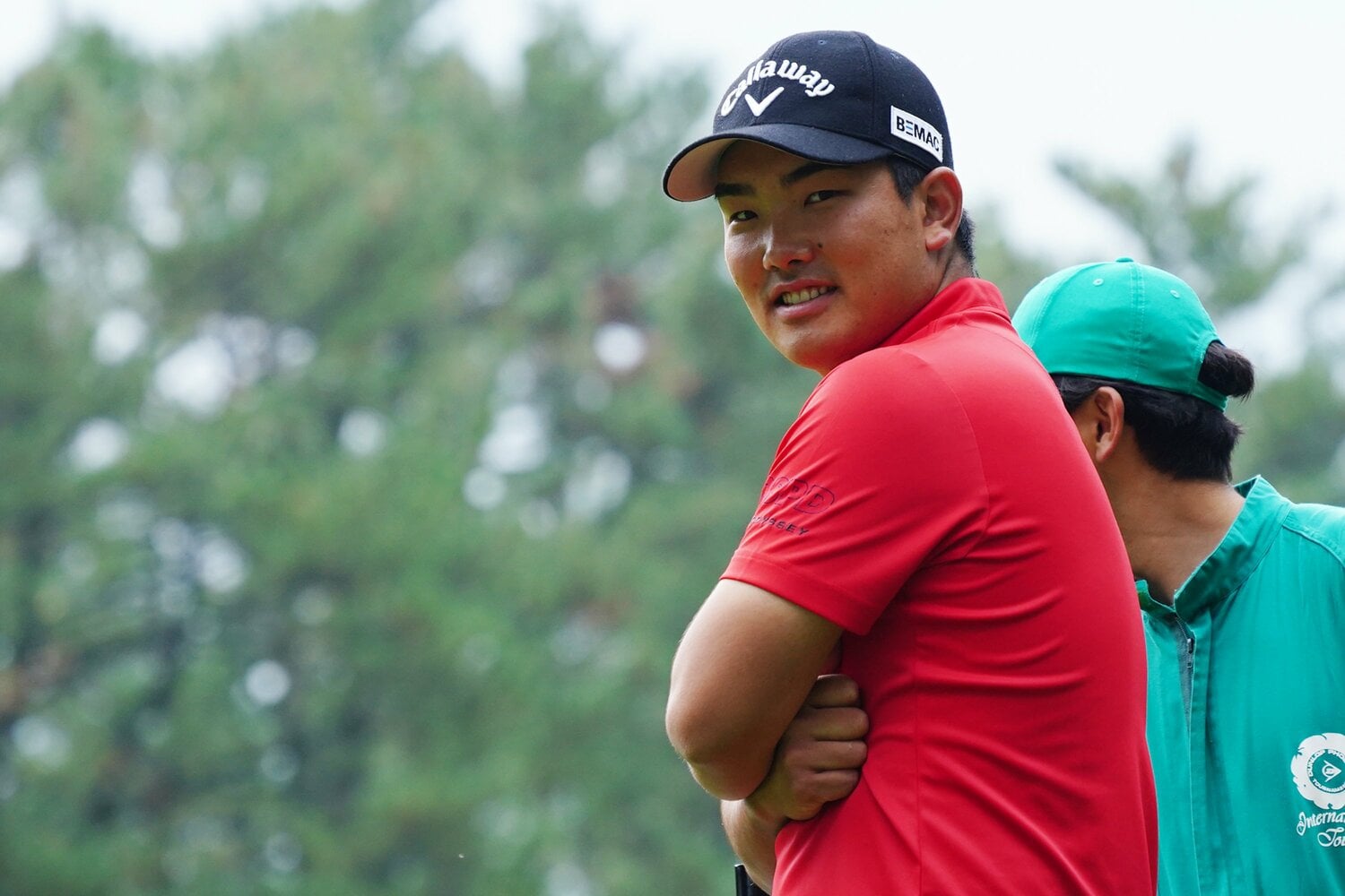 抜群の飛距離が自慢の河本力。姉・結も国内ツアーで活躍中だ　©︎Yoichi Katsuragawa