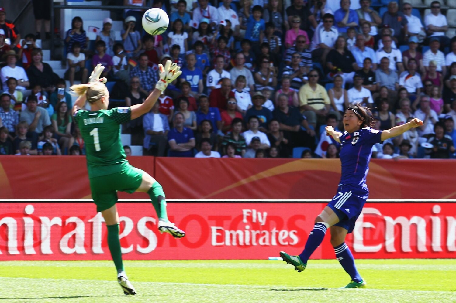 永里はこのW杯、初戦ニュージーランド戦でゴールを決めている　©Getty Images