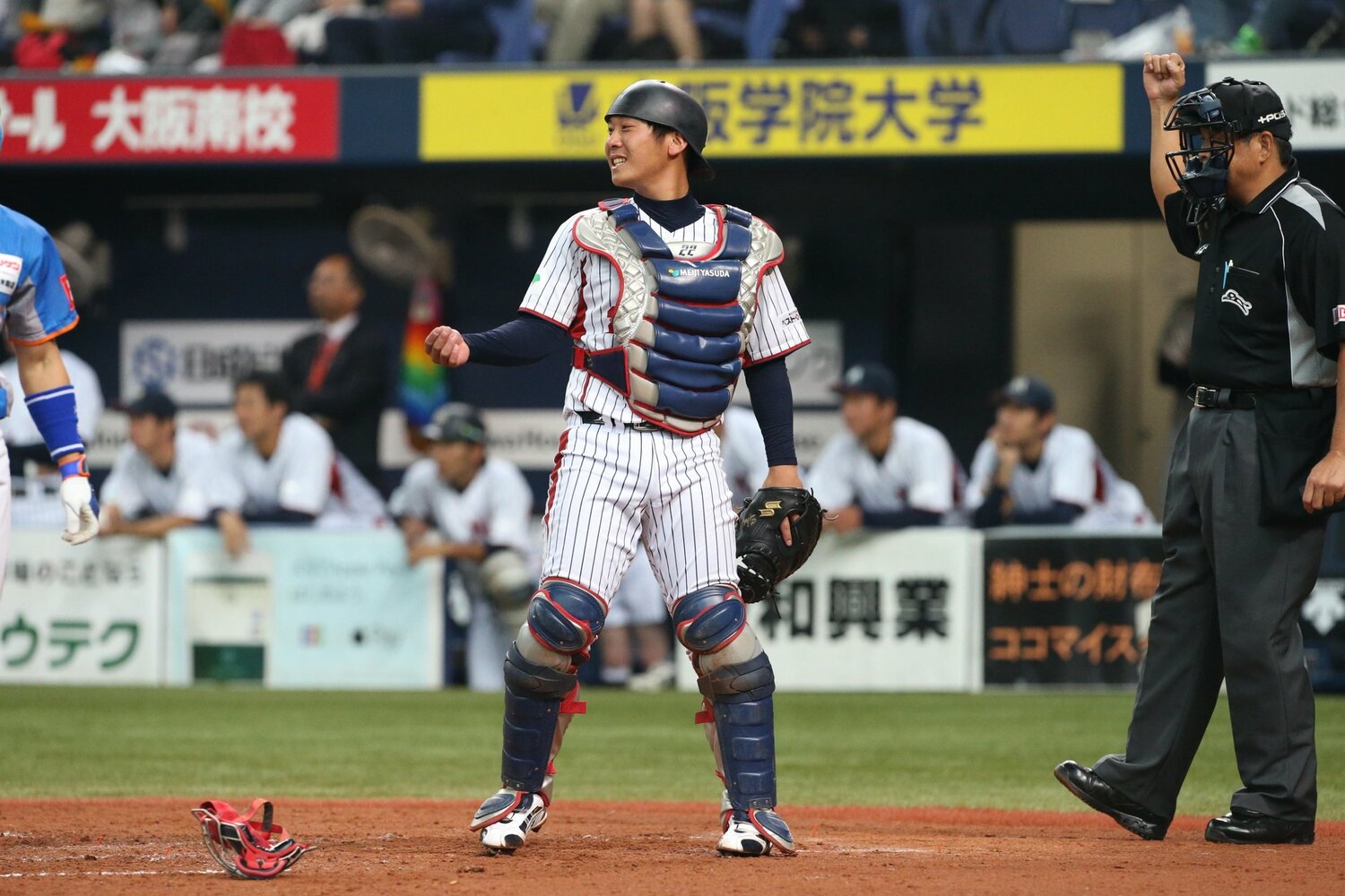 道端俊輔（29歳）。智弁和歌山高、早稲田大で活躍。昨年まで明治安田生命で7年間プレーした　©Sankei Shimbun