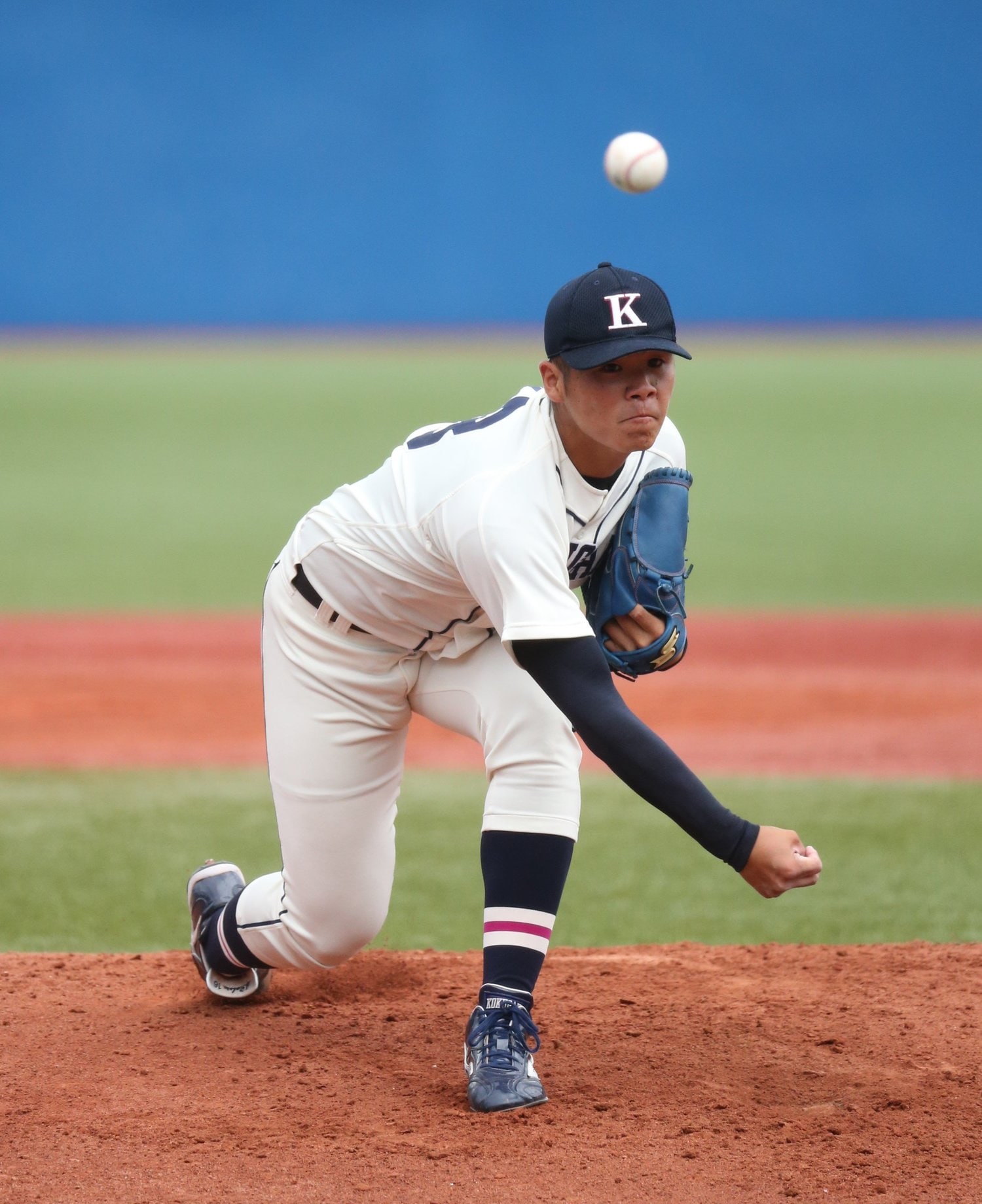 大学時代の清水 ©BFP/AFLO