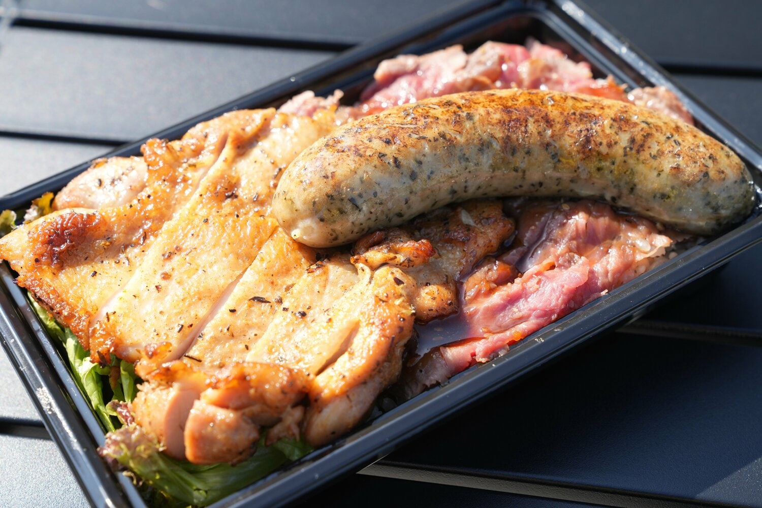 『GRILL TOKYO』のハットトリックセット(1500円)