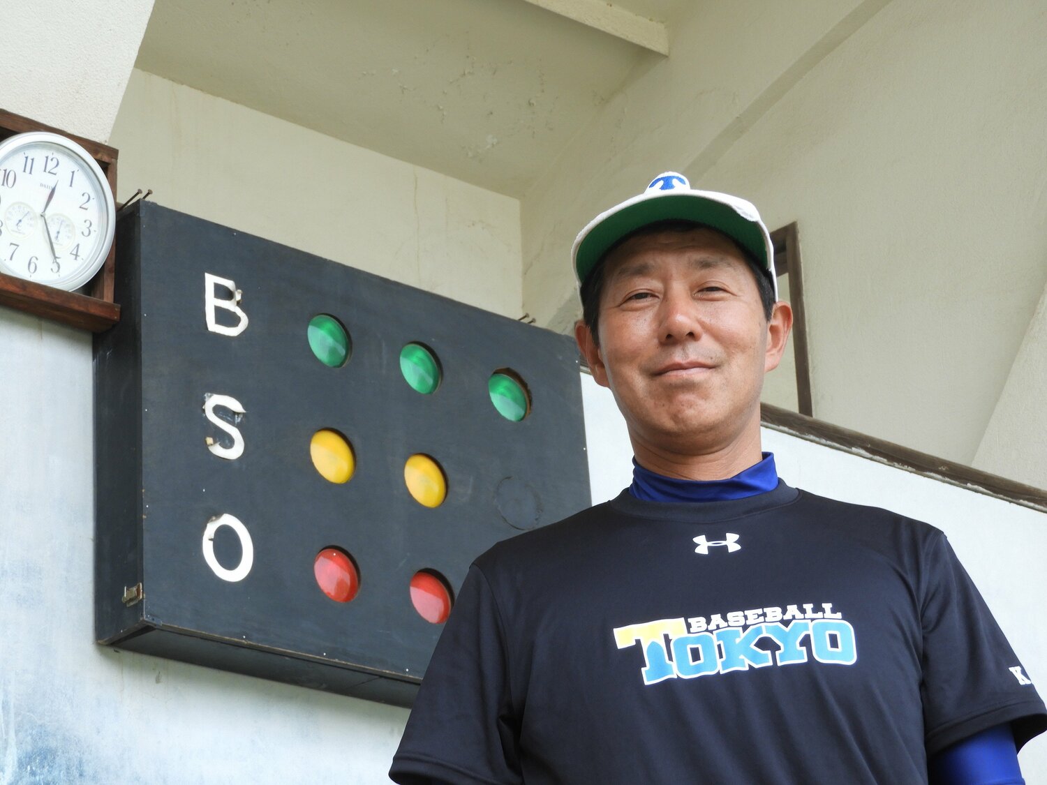 東大野球部監督時代の浜田一志（2018年撮影）。東大野球部のスカウトとしても独自のルートを開拓してきた　©JIJI PRESS