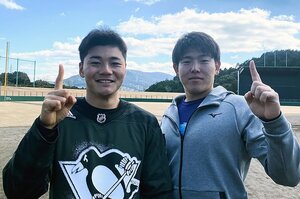 【柳田×清宮×安田】「8本？何しとん！」プロ5年目・安田尚憲＆清宮幸太郎が自主トレに参加…今年のノルマは3割超or30本