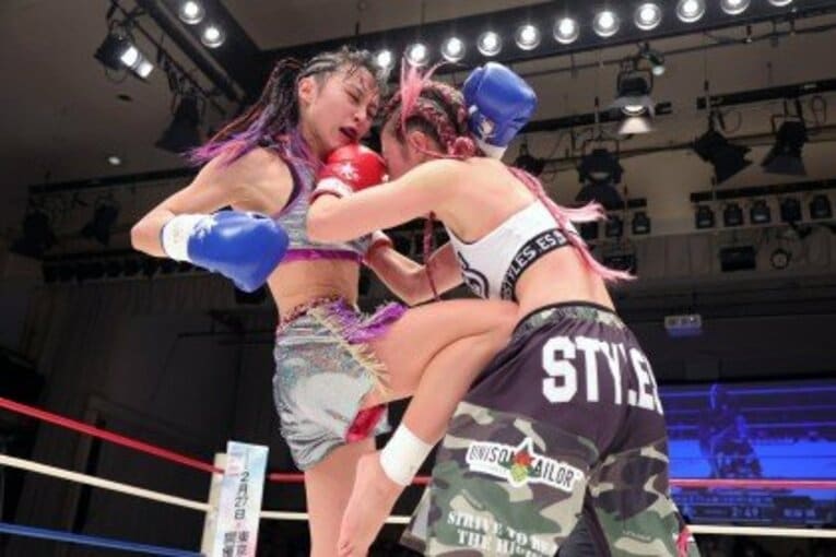 2021年10月、Krush初参戦で森川侑凜に勝利　©K-1