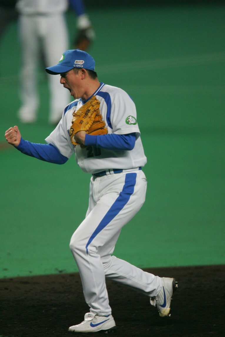 西武で抑え投手として活躍。セーブ王も2度獲得した豊田　©Hideki Sugiyama
